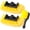 Yellow, variant on nch Car Wash Brush Head with Soft Detailing Bristle Flow Through Car Cleaning Brush wit Stiff Bristle Wheel Brushes for Car Motorboat Rv Facades of Houses Wheel