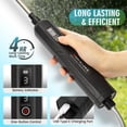 thumbnail image 4 of Battery Powered Sprayer 2 Gallon, Powerful Electric Garden Sprayer, Rechargeable Weed Yard Lawn Sprayers with 4 Mist Nozzles, Retractable Wand, Adjustable Shoulder Strap, 4 of 8