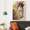 thumbnail image 4 of Jesus Christ Resurrection Wall Art - He Is Risen Poster - Easter Bible Watercolor Canvas Print Posters Art Print Wall Photo Paint Poster Hanging Picture Family Bedroom Decor Gift 20x30inch(50x75cm), 4 of 6