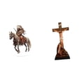 thumbnail image 1 of Adorno De Caballero Acrílico, Centro De Mesa, Regalo Impermeable, Decoración De Escritorio Con Base Para El Hogar, Escultura De Jesús, Adorno Decorativo, Artesanías, Estatua De La Santa, 1 of 8