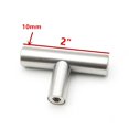 thumbnail image 1 of 2~14Inches Stainless Steel Silver T-Type Drawer Cabinet Wardrobe Door Pull Handl, 1 of 5