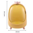 thumbnail image 2 of Coofit Makeup Organizer Plastic Portable - LED Cosmetic Holder Large Makeup Drawer Box, 2 of 10