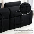 thumbnail image 5 of Living Room Sofas L-Shaped Sectional Couches for Living Room with Memory Foam & Steel Frame - No Assembly Convertible Sofa Bed, Corduroy Fabric Compression Sofa, Modular Couch for Apartments,Bedrooms, 5 of 9