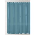 thumbnail image 4 of Polyester/PEVA Shower Curtain 70x72", Antibacterial and Mildew Resistant, Waterproof/Water-Repellent to Resist Germs, Bacteria & Mold for Everyday Use-Light Blue, 4 of 5