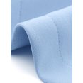 thumbnail image 5 of INSPIRE CHIC Women's Business Casual Lapel Short Sleeve Open Front Cropped Work Office Blazer L Sky Blue, 5 of 6
