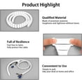 thumbnail image 3 of shiyou-Cable Management Sleeve Cord Organizer Concealer for TV/Computer/Office, 60 Inch Tools & Home Improvement Cable Sleeve Wrap Cover Cord Hider Management Wire Protector for Tidy Desk, 3 of 4