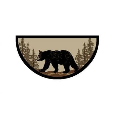 Mayberry Rugs AD3873 2X4WD 2 ft. x 3 ft 8 in. Bearwalk Wedge Area Rug, Multi Color