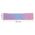 thumbnail image 2 of Unique Bargains 1 Pc Women Yoga Booty Bands for Gym Stretching Exercise 14.96"x3.15" Gradient Blue Purple Polyster Cotton Latex, 2 of 4