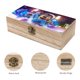 thumbnail image 3 of Rock Dog Caja Organizadora de Madera Rústica - Caja Decorativa Multifuncional para Escritorio, Hogar, Oficina, Joyas y Manualidades, 3 of 6