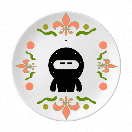

Universe Alien Monster Robot Flower Ceramics Plate Tableware Dinner Dish