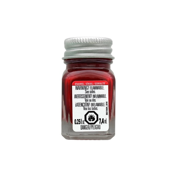 Testor Corp. Enamel 1/4oz Stop Light Red TES1105TT Plastics Paint Enamels