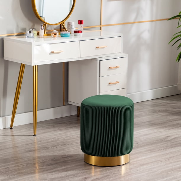 Bedroom Furniture Green Velvet Dressing Table Stool Dark Green Dressing  Table Stool Essentials Cactus Green Solid