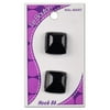 Le Bouton Black Shank Button, 2 Count