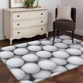 thumbnail image 3 of Area Rugs for Living Room Bedroom, Golf 4'x6' Rug Washable Carpet Runner Indoor Outdoor, Modern Geometric Abstract Balls Textured Non Slip Accent Floor Mats Rug for Kitchen, Office, 3 of 8