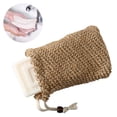 thumbnail image 2 of Paquete de 10 bolsas de jabón ideales para guardar restos de jabón, bolsas de jabón de fibra natural para hacer espuma y secar el jabón, bolsa de jabón orgánico con soporte para bolsa para ducha y, 2 of 8