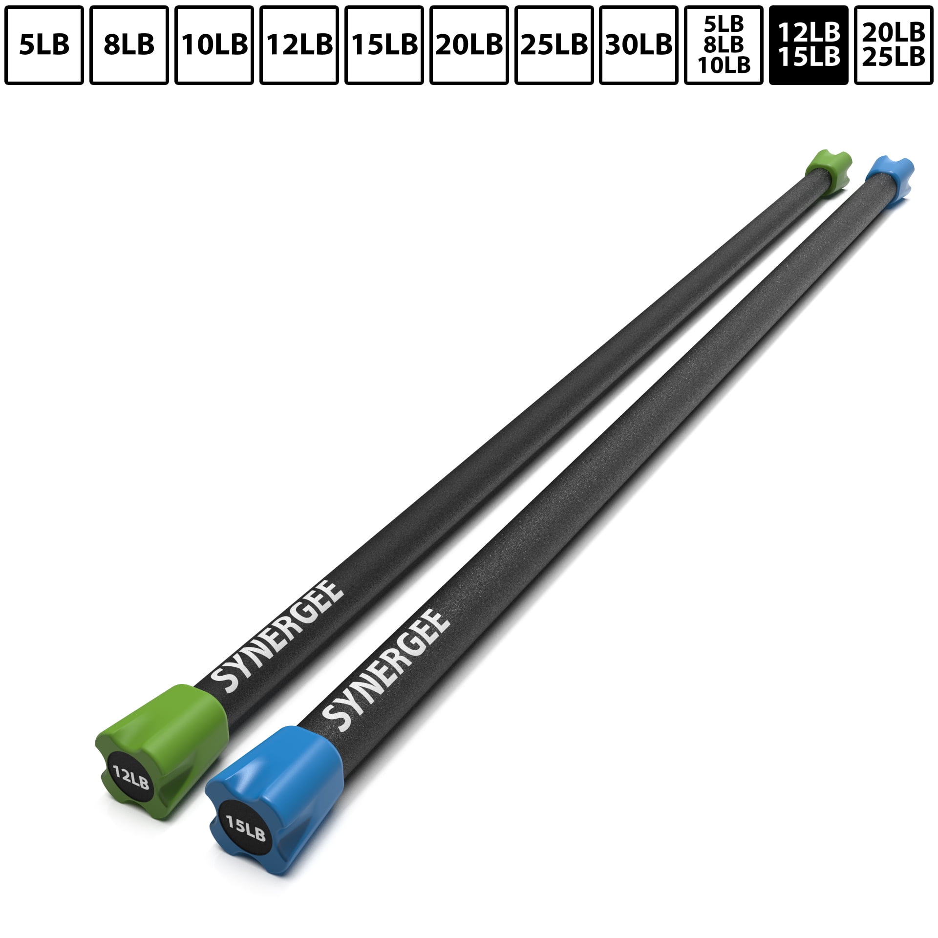 Synergee Workout Bar Combo Set - Multiple Weights | Ubuy Nepal