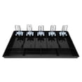 thumbnail image 3 of Cash Box, Cash Tray, Five Compartment Portable Large Capacity Durable For Shops Supermarkets, 3 of 8