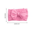 thumbnail image 2 of Diademas de nailon suave para bebés - Lazos elásticos y cómodos para recién nacidos, bebés y niños pequeños - Cintas elásticas antideslizantes para el uso diario y sesiones de fotos, 2 of 2