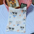 thumbnail image 1 of Toalla de gasa cuadrada pequeña para bebé, de algodón puro de seis capas, para la cara, para niños, 1 of 1