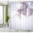 thumbnail image 4 of Ambesonne Abstract Shower Curtain, Gradient Toned Flowers Art, 69"Wx75"L, Lavender Blue, 4 of 4