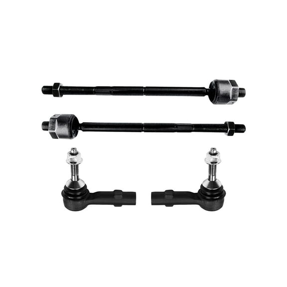 4 Pc Front Outer & Inner Tie Rod Ends Steering Lh Rh Kit