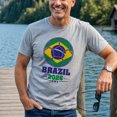 thumbnail image 4 of Jollimate Brazil Soccer T-Shirt, Brazil Fan Shirt, Football Fan Gift, Soccer Lover Gift, 4 of 6