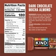 thumbnail image 3 of KIND Dark Chocolate Mocha Almond, Gluten Free, 1.4oz, 12 Snack Bars box, 3 of 12