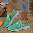 thumbnail image 2 of Women's Mesh Flats Shoes Breathable Slip on Shoes Casual Colorful Flats Comfortable Sport Walking Shoes, 2 of 9