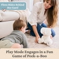 thumbnail image 2 of Baby GUND Flora the Bunny Animated Plush, Singing Stuffed Animal Toy for Ages 0 and Up, Cream, 12" (Styles May Vary), 2 of 6