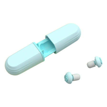 

benbor 1 Set Ear Plugs Firm Wearing Sound Blocking Versatile Soft Silicone Ear Plugs for Home
