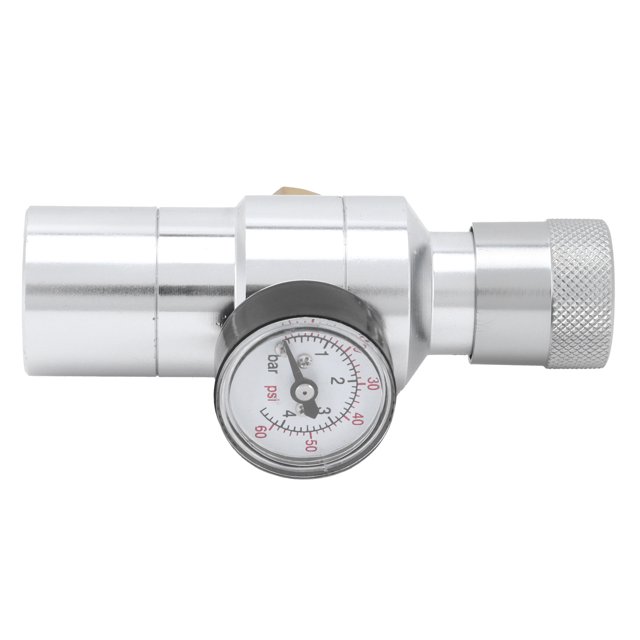 Válvula Reguladora De CO2, MFL Rosca De 3/8 Pulg. Conexión Fácil 0-60PSI Regulador De Presión De CO2 Para El Hogar Para Bar ANGGREK Soda Fittings