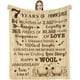 thumbnail image 1 of LHSHID Best Anniversary Marriage Gift Blanket Flannel Soft and Comfortable Anti static Bed Sofa Blanket 50x60in, 1 of 6