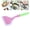 Pink and Green Handle, variant on BIMZUC Essential Silicone Spatula Non-Stick Non-Slip Wide Cooking Spatula for Tamagoyaki Pizza Steak Pancake, Professional Grade Kitchen Utensils 10.04 inches / 25.5 cm, Vibrant Green Color