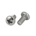 thumbnail image 3 of Unique Bargains M2.5x5mm 316 Stainless Steel Pan Head Machine Screws Fasteners (50-pack), 3 of 5