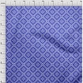 thumbnail image 4 of oneOone Velvet Royal Blue Fabric Asian Block Sewing Craft Projects Fabric Prints By Yard 58 Inch Wide, 4 of 4