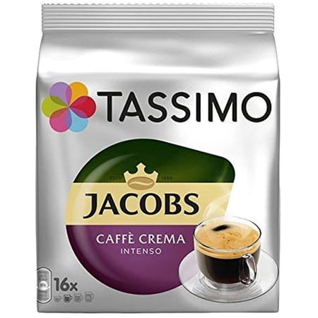 Tassimo Jacobs Caffe Crema Intenso Pack Of 2 (32 Servings)