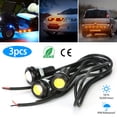 thumbnail image 3 of iMounTEK 3Pcs LED Eagle Eye Light Bulbs Waterproof DRL Lights Fog Tail Light Amber, 3 of 9