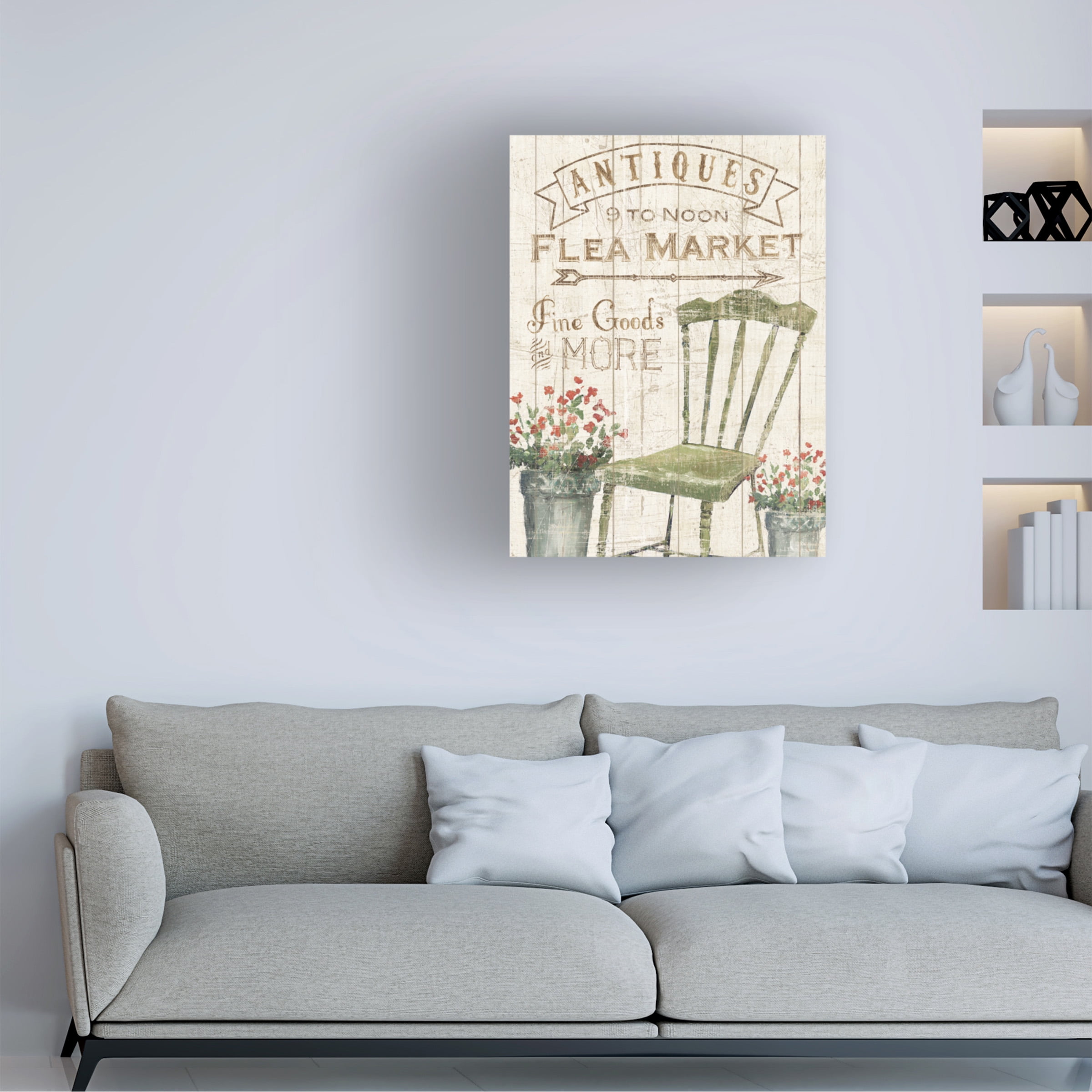 Wild Apple Portfolio 'Flea Market' Canvas Art