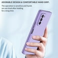 thumbnail image 6 of ELEHOLD Matte Case for Samsung Galaxy Z Fold 2,Solid Color Anti-Scratch Ultra Slim Lightweight Case Shockproof Protective Cover for Samsung Z Fold 2,Purple, 6 of 7