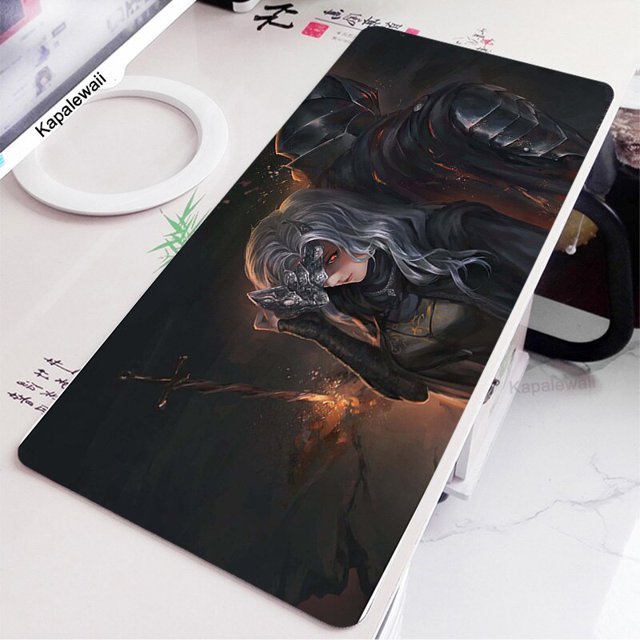 Mosuemat-alfombrilla de ratón grande para Gaming, accesorio de escritorio antideslizante para teclado de Anime, 40x90cm LIUWENJING unisex