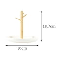 thumbnail image 2 of Key Tray for Entryway Table, Catchall Tray Organizer with 3 Tiers Wood Rack for Keys,Bracelets,Watches,Jewelry,Phone A, 2 of 6