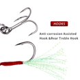 thumbnail image 2 of 12cm 60g Metal luminoso Simulación Crankbait Señuelos de pesca Jig Hook (B) Likrtyny Para estrenar, 2 of 9