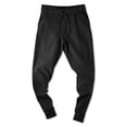 thumbnail image 1 of Ma Croix Mens Viscose Jogger Elastic Harem Drop Crotch Pants with Pockets, 1 of 6