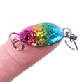 thumbnail image 3 of 2g3g5g micro placa de hierro frijol mágico pez pequeño plomo raya blanca Luya cebo falso lubina de agua dulce boca de abalorios anzuelo simple anzuelo de boca de caballo, 3 of 4