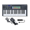 thumbnail image 1 of Novation FLkey 37 - driver de teclado MIDI de 37 teclas para FL Studio Bundle con pedal de sustain y, 1 of 8
