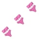 thumbnail image 5 of sweethay Traje de baño dividido de Color sólido para mujer, corpiño sin tirantes, conjunto de traje de baño acolchado de verano, ropa de Rosa S 3Conjunto, 5 of 6