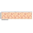 thumbnail image 2 of Leaves Fabric by the Yard, Abstract Nature Inspired Composition with Doodle Style Foliage Dotted Design, Decorative Upholstery Fabric for Sofas and Home Accents, Peach Violet White by Ambesonne, 2 of 4