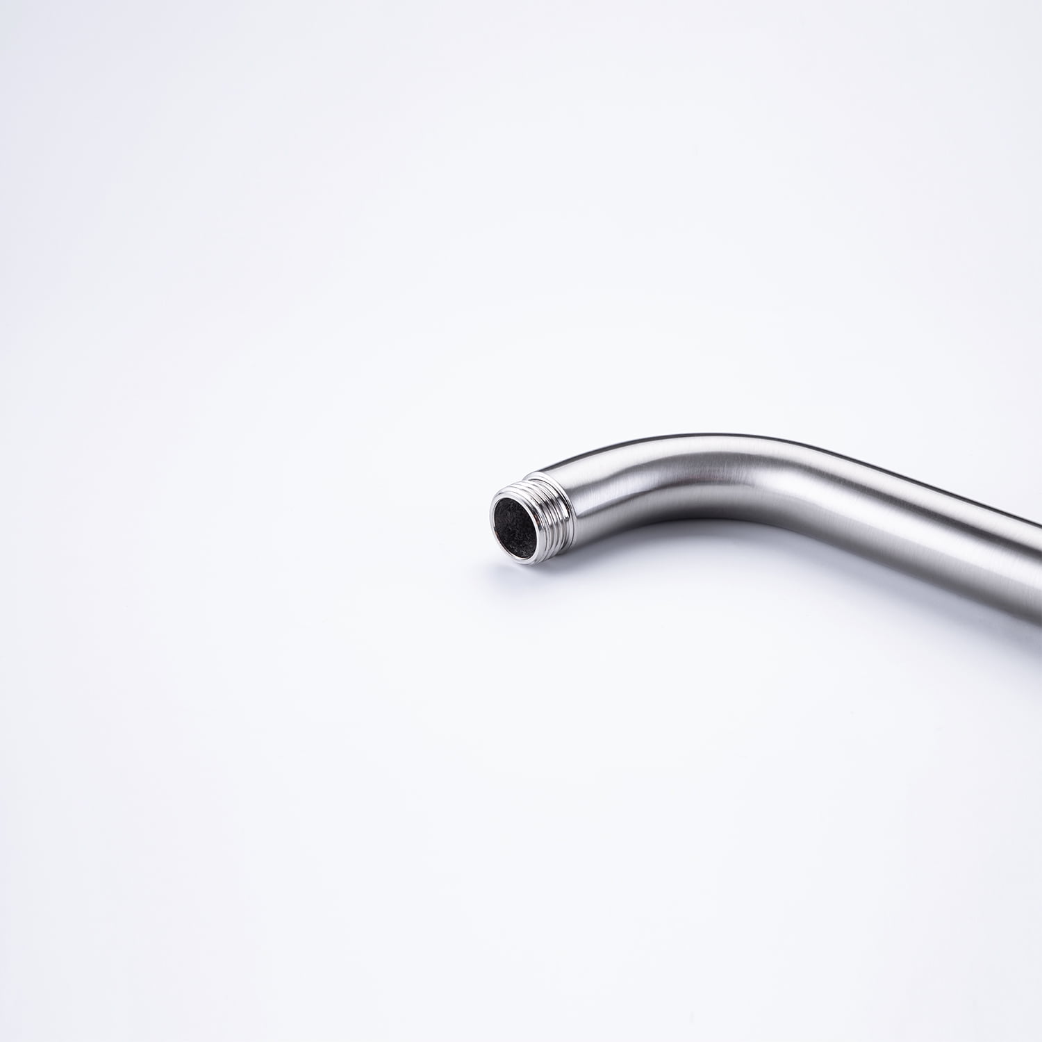 Shower Arm, Extra Fixed Arm with Flange, Stainless Steel Wall-Mounted ShowerHead Arm