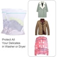 thumbnail image 4 of Extra Large Mesh Laundry Bag, 2 Pack Zippered Polyester Delicates Laundry Wash Bag, Washer, 4 of 4