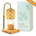 thumbnail image 4 of Hyindoor Candle Warmer Lamp with Timer Adjustable Height, Vintage Wax Melt Warmer for Scented Wax with 2 GU10 Bulbs, Birthday Gifts for Women, Mom Gifts Idea, 4 of 8